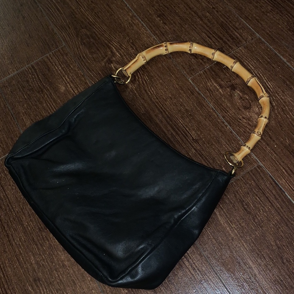 Women’s Valerie Stevens shoulder bamboo handle purse - Picture 2 of 8